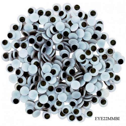 Gift To Love | Craft Googly Eye Big Pkd 22MM 1000 Pcs Aprox | Code : EYE22MMBI