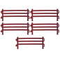 Gift To Love | Miniature Fence | Size : 6 X 2.75 Inch | Pcs : Set Of 5 Pcs | Code : FENCE4