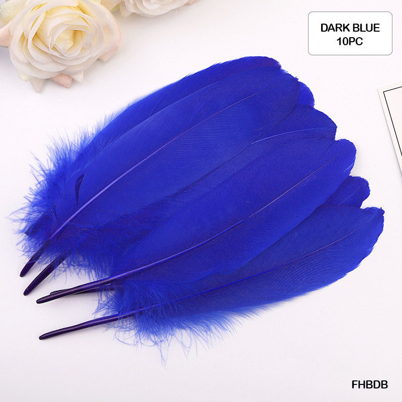 Gift To Love | Feather Hard Big | Color : Dark Blue | Pcs : 10 Pcs | Code : FHBDB
