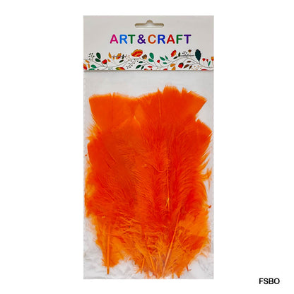 Gift To Love | Feather Soft Big | Color : Orange | Pcs : 10 Pcs | Code : FSBO