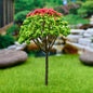 Gift To Love | Artificial Miniature Green & Red Shade Tree 1pc | Code : FU-140GRD