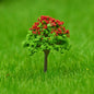 Gift To Love | Artificial Miniature Tree Green & Red 2 Pcs | Code : FU-40GRD