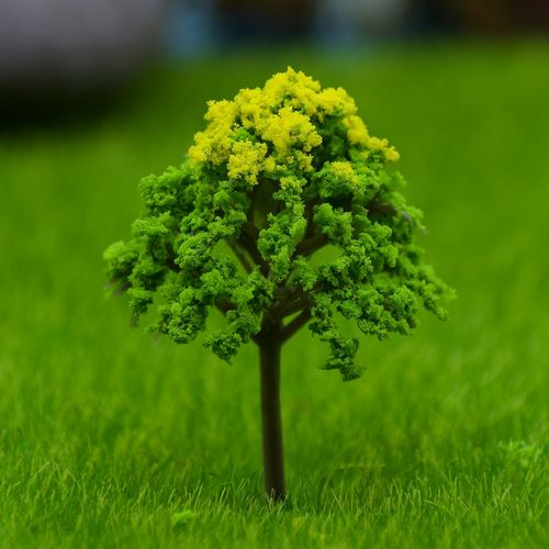 Gift To Love | Artificial Miniature Green & Yellow 1pc | Code : FU-60GYW