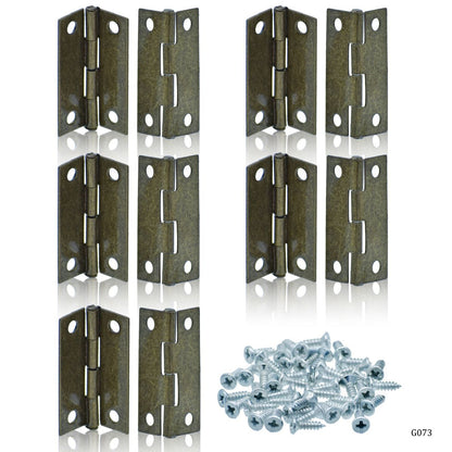 Gift To Love | Metal Fitting Hinges | Size : 20X30 Mm | Pcs : 10 Pcs | Code : G073