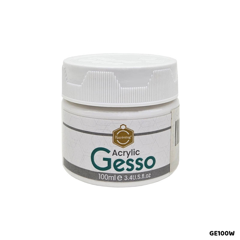 Gift To Love | Acrylic Gesso | Color : White | Size : 100 Ml | Code : GE100W