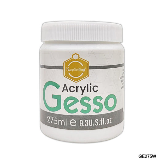 Gift To Love | Acrylic Gesso | Color : White | Size : 275 Ml | Code : GE275W