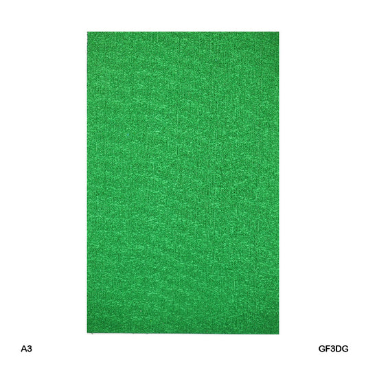 Gift To Love | Grass Foam Sheet A3 | Color : Dark Green | Size : 2 Mm | Pcs : 10 Sheet | Code : GF3DG