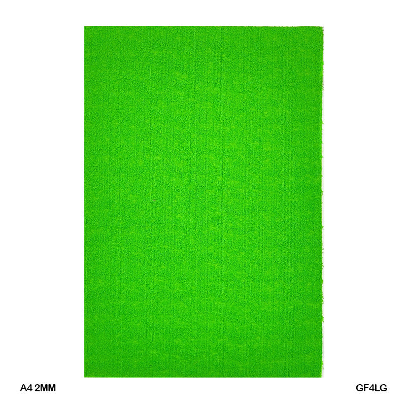 Gift To Love | Grass Foam Sheet | Color : Light Green | Size : A4 | Pcs : 10 Sheet | Code : GF4LG