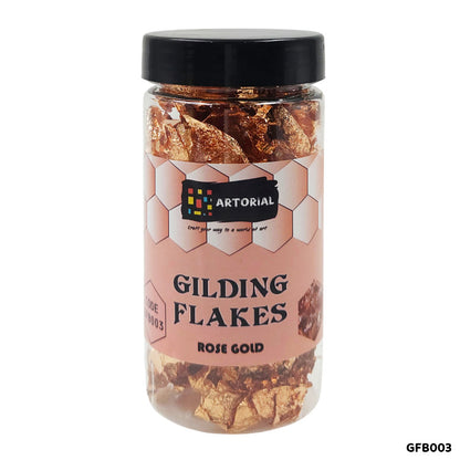 Gift To Love | Gilding Flakes Bottle | Color : Rose Gold | Code : GFB003