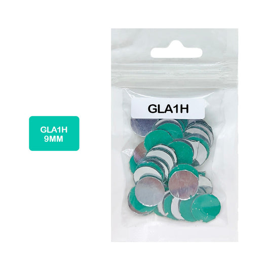 Gift To Love | Mirror Glass Round | Size : 9 Mm | Code : GLA1H