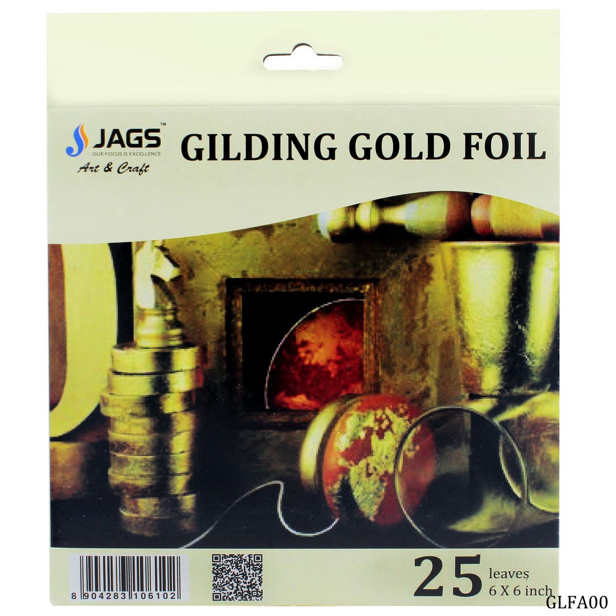 Gift To Love | Gilding Foil | Color : Gold | Size : 6X6 Inch | Code : GLFA00