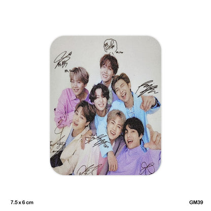 Gift To Love | Glitter Printed Fridge Magnet | Size : 6 X 7.5 Cm | Code : GM39