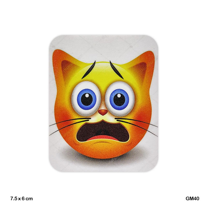 Gift To Love | Glitter Printed Fridge Magnet | Size : 6 X 7.5 Cm | Code : GM40