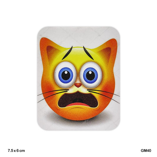 Gift To Love | Glitter Printed Fridge Magnet | Size : 6 X 7.5 Cm | Code : GM40