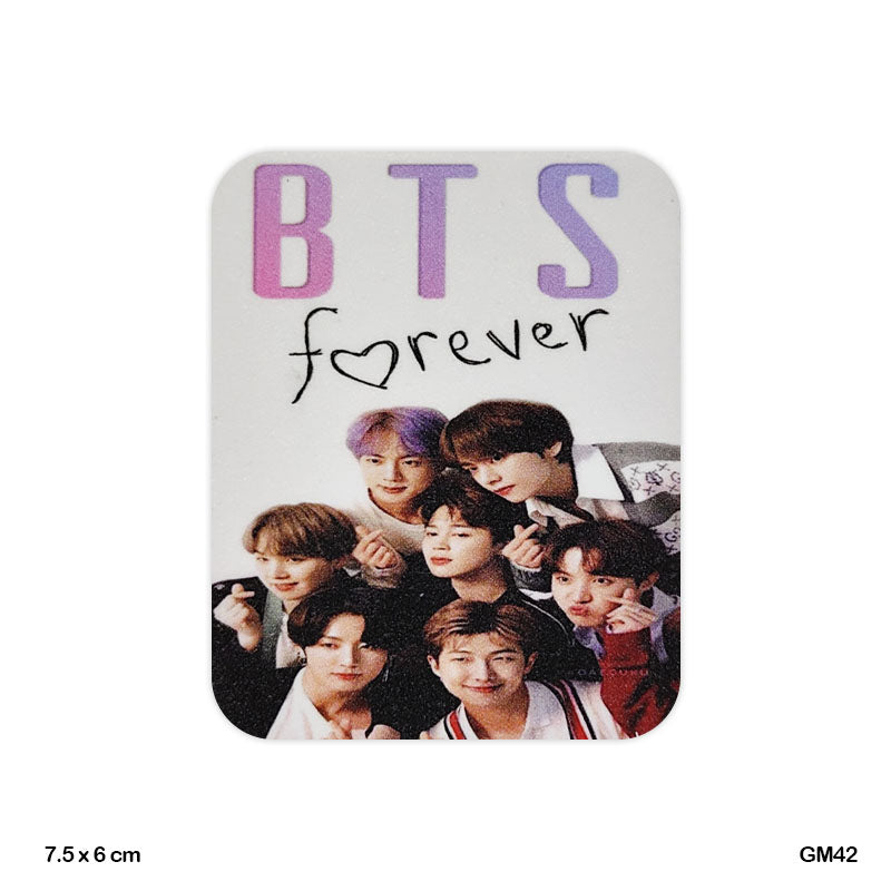 Gift To Love | Glitter Printed Fridge Magnet | Size : 6 X 7.5 Cm | Code : GM42