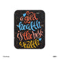 Gift To Love | Glitter Printed Fridge Magnet | Size : 6 X 7.5 Cm | Code : GM51