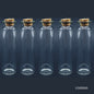 Gift To Love | Mini Glass Bottles With Cork | Size : 22 X 80 Mm | Pcs : 5 Pcs Set | Code : GMB800
