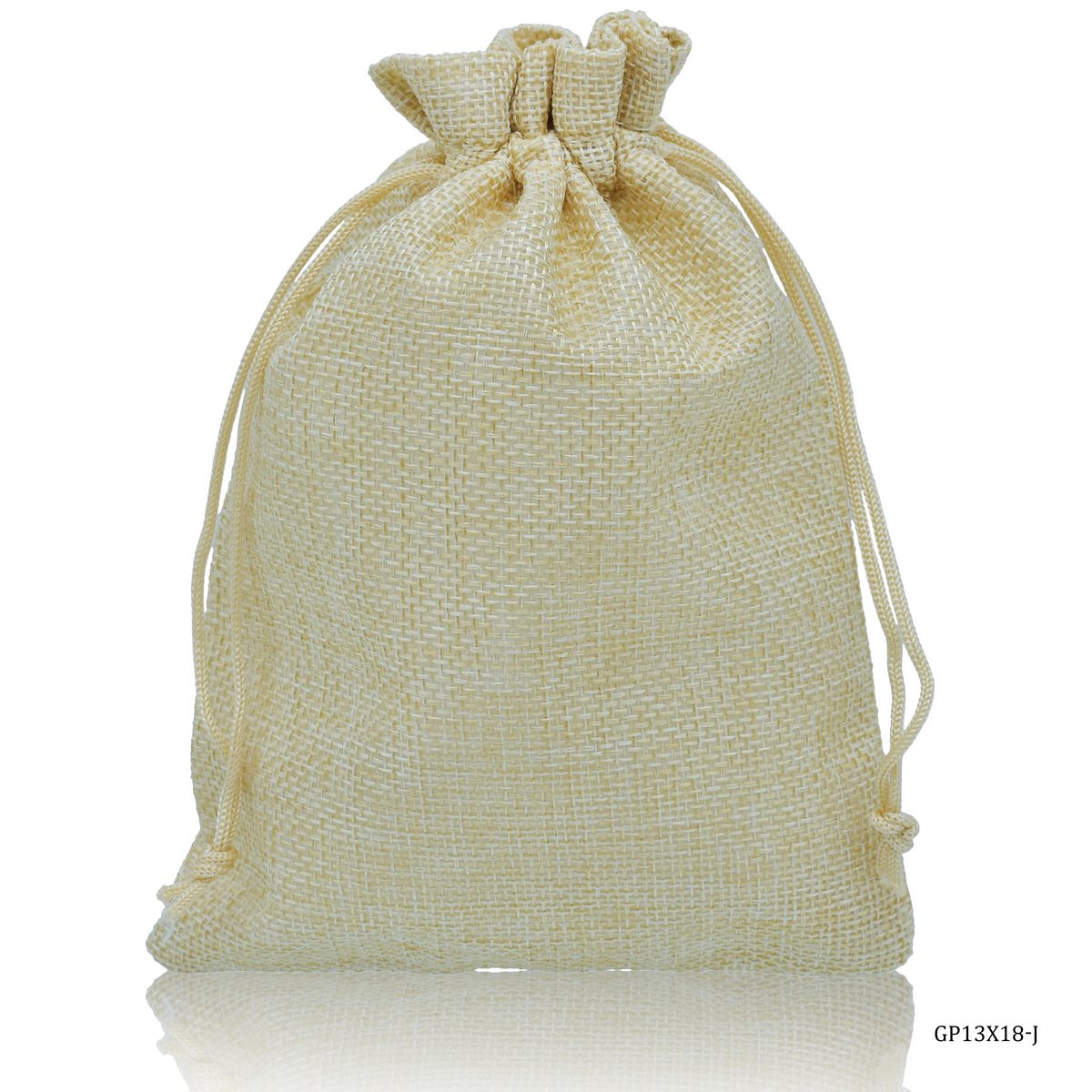 Gift To Love | Gift Pouch Cloth Jute | Size : 13 X 18 Cm | Pcs : 3 No | Code : GP13X18-J