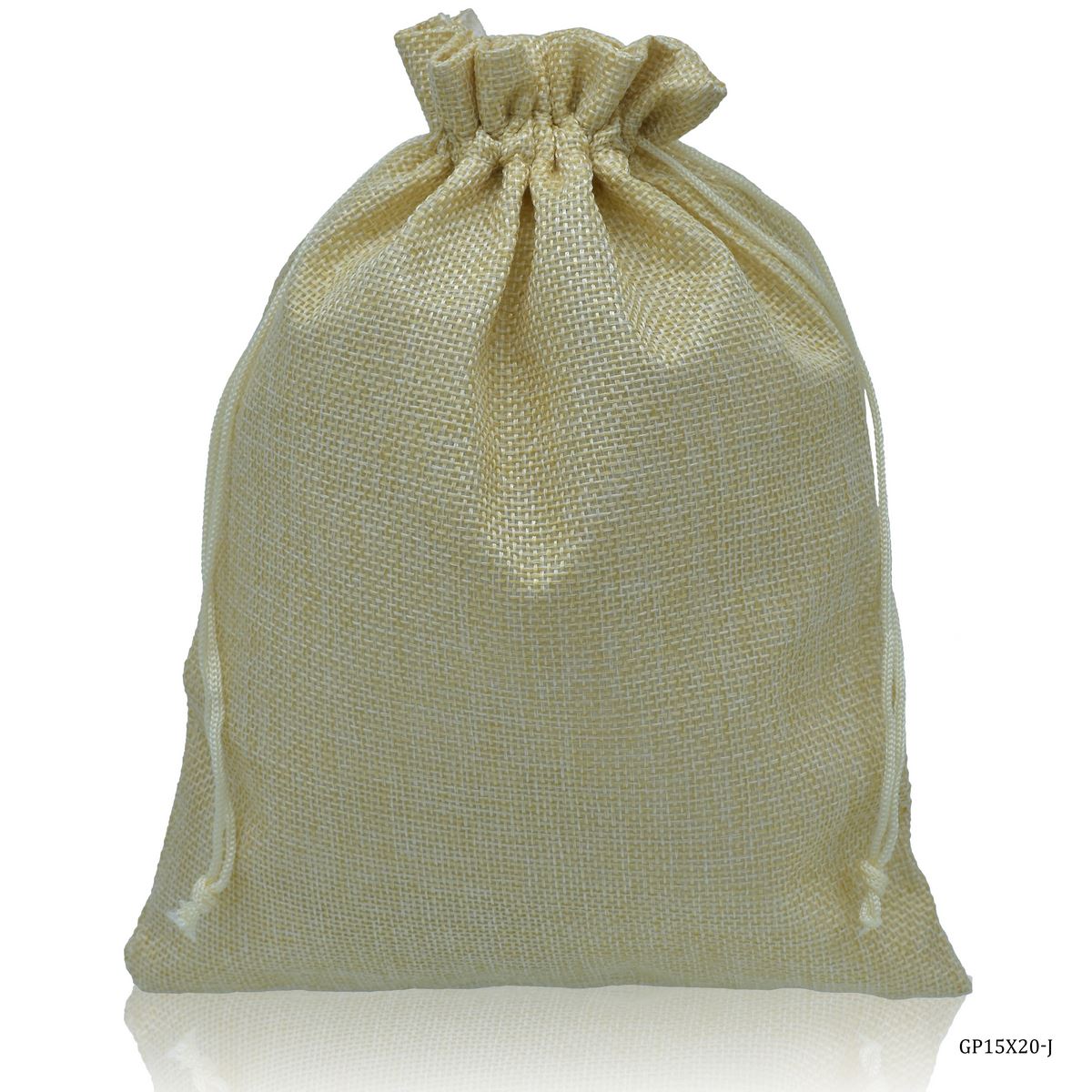 Gift To Love | Gift Pouch Cloth Jute | Size : 15 X 20 Cm | Pcs : 4 No | Code : GP15X20-J