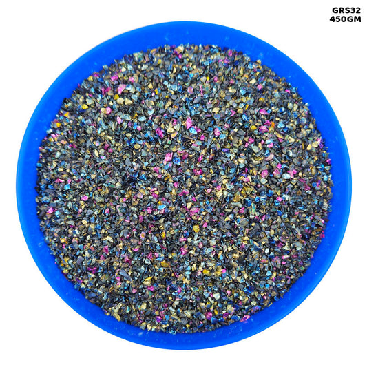Gift To Love | Glass Metallic Resin Stones | Pcs : 450 Gm | Code : GRS32