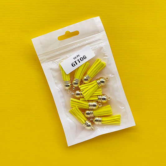 Gift To Love | Tassel Jewellery Making | Color : Gold | Pcs : 10 Pcs | Code : GT106