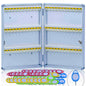 Gift To Love | Key Box Aluminum Cabinet | Pcs : 72 Keychain | Code : H-1072