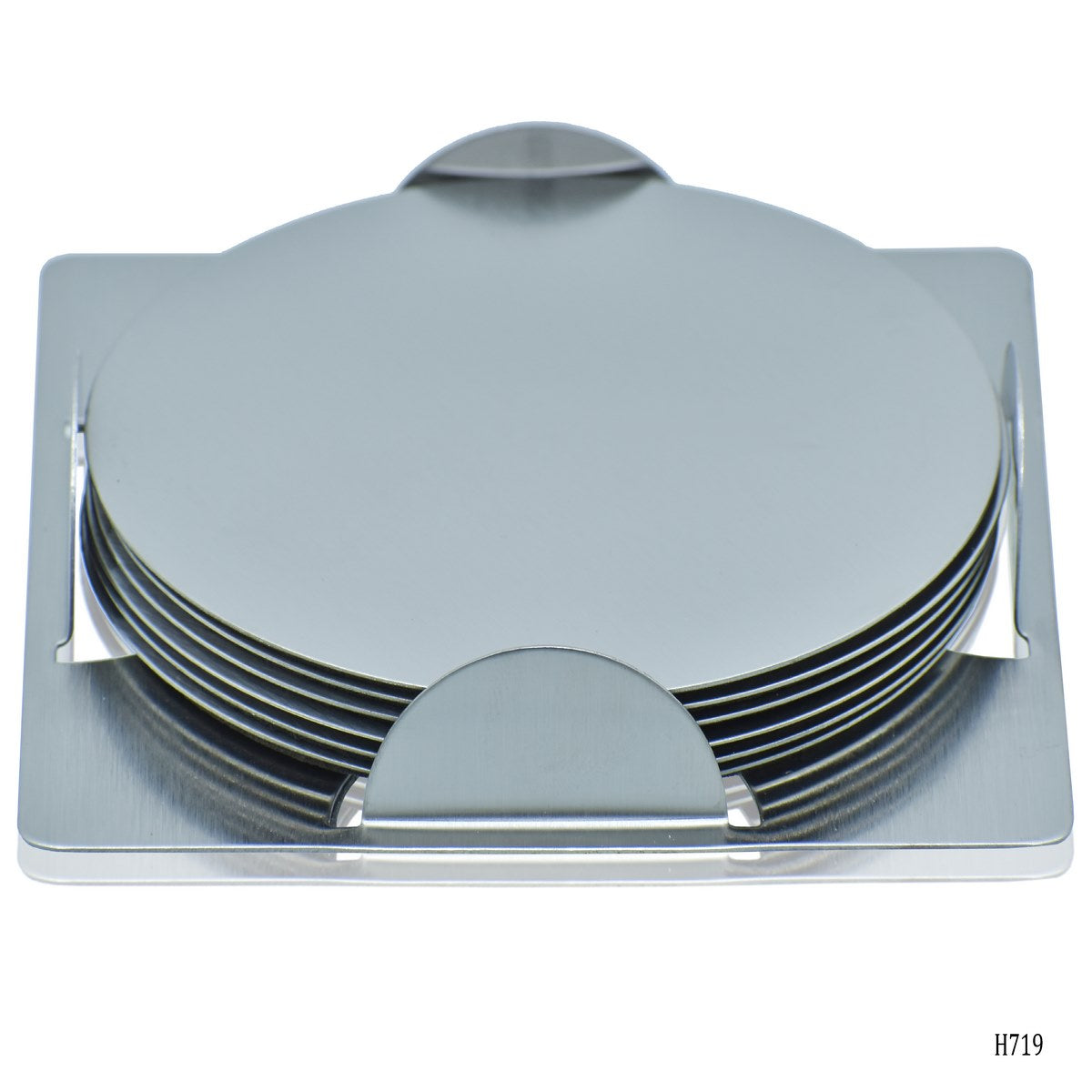 Gift To Love | Tea Coaster Steel Round | Pcs : 6 Pcs Set | Code : H719