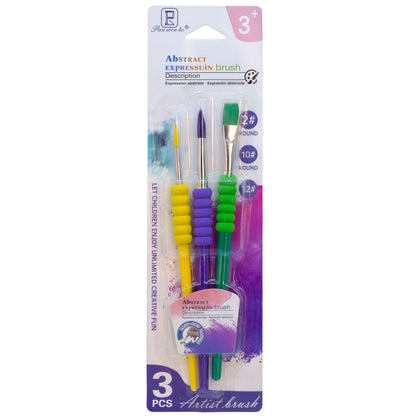 Gift To Love | Kids Painting Brush | Pcs : Set Of 3 Pcs | Code : HB6183B