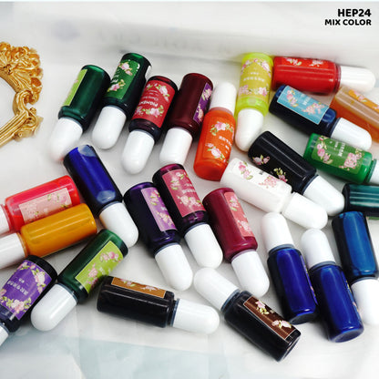 Gift To Love | Pigment | Size : 10 Ml | Pcs : 24 Colors | Code : HEP24