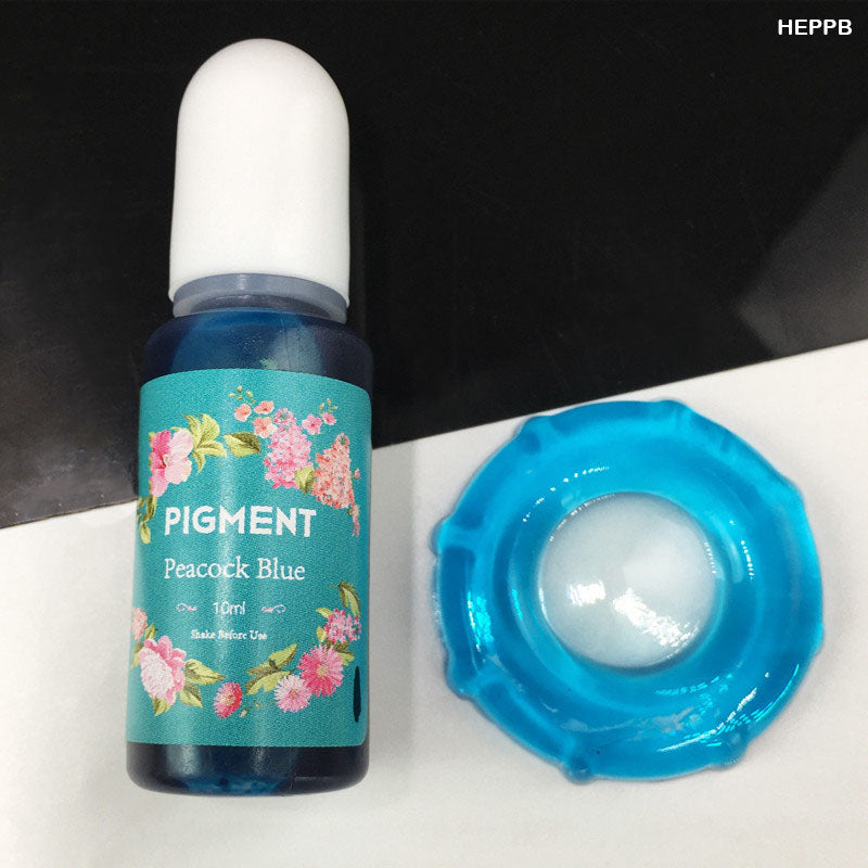 Gift To Love | Pigment White | Color : Peacock Blue | Code : HEPPB