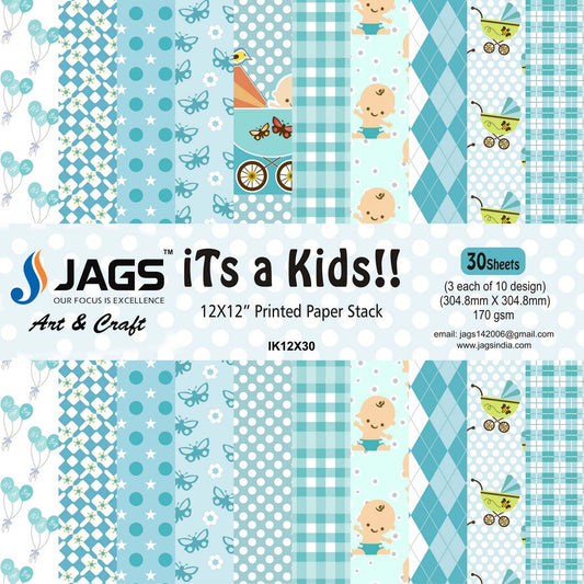 Gift To Love | Paper Its A Kids | Size : 12X12 | Pcs : 30 Sheets | Code : IK12X30