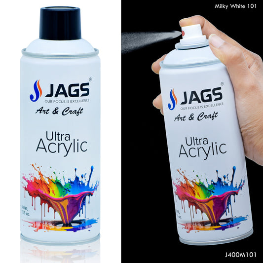 Gift To Love | Spray Ultra Acrylic | Color : Milky White | Size : 400 Ml | Code : J400M101
