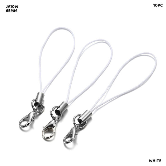 Gift To Love | Claps Thread | Color : White | Size : 65 Mm | Pcs : 10 Pc | Code : JA10W