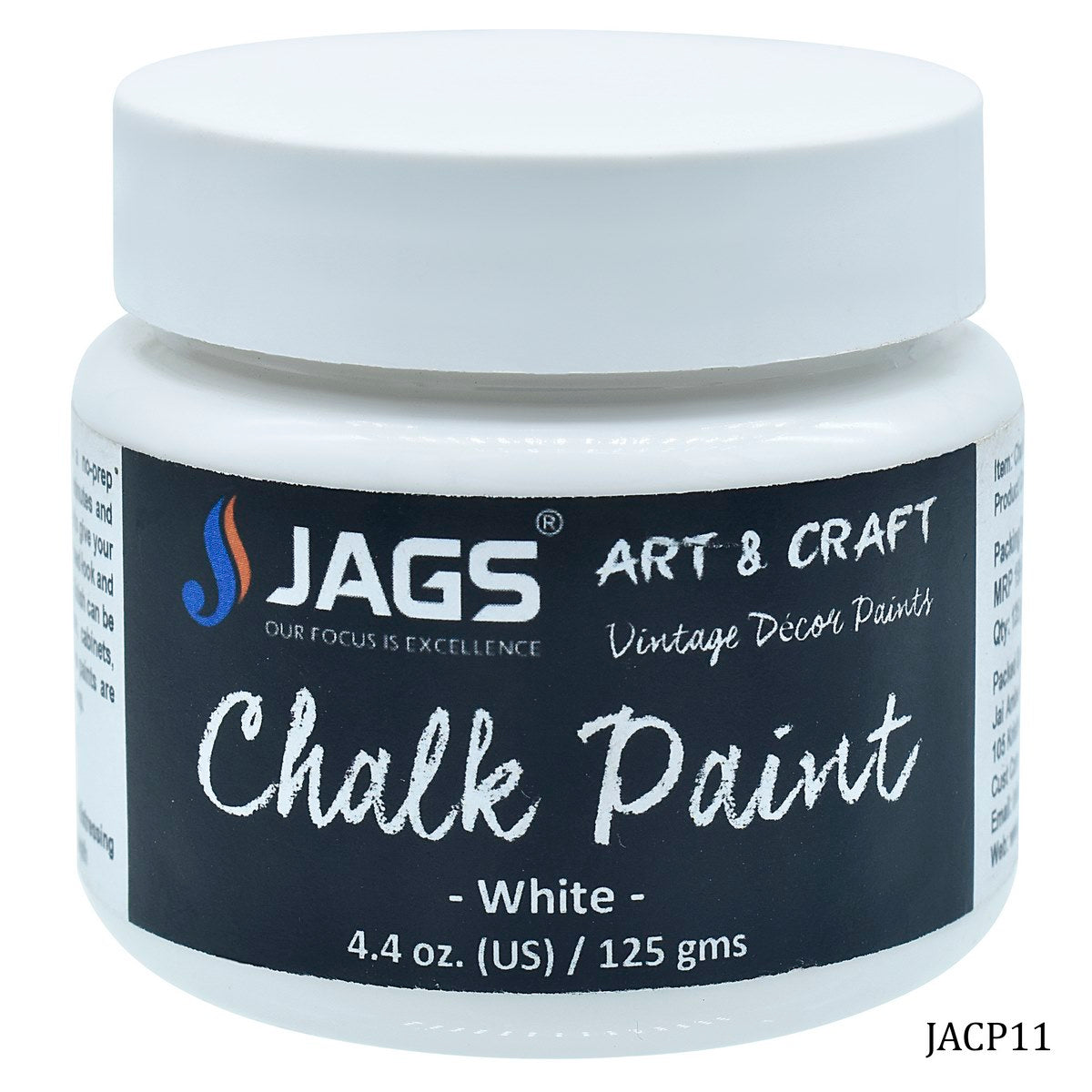 Gift To Love | Art Chalk Paint | Color : White | Size : 125 Ml | Code : JACP11
