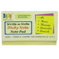Gift To Love | Sticky Note Pad | Color : Yellow | Size : 76 X 125 Mm | Pcs : 100 Sheets | Code : JAGS-503Y