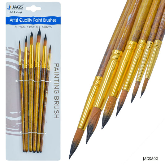 Gift To Love | Painting Brush | Pcs : Set Of 6 Pcs | Code : JAGSA02