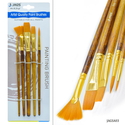 Gift To Love | Painting Brush | Pcs : Set Of 5 Pcs | Code : JAGSA03