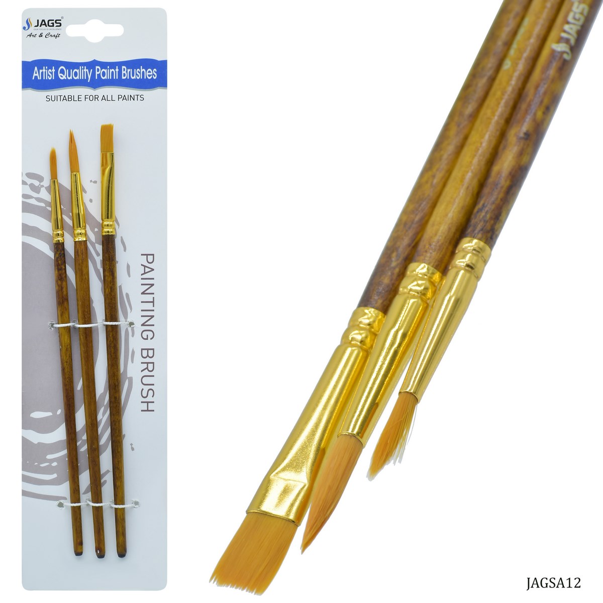 Gift To Love | Painting Brush | Pcs : Set Of 3 Pcs | Code : JAGSA12