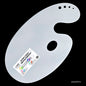 Gift To Love | Acrylic Palette White Oval XXL Big 17X10 | Code : JAGSAPW10