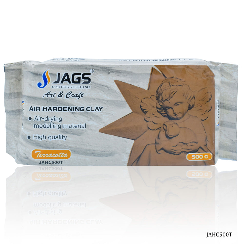 Gift To Love | Air Hardening Clay | Color : Terracotta | Pcs : 500 Grams | Code : JAHC500T