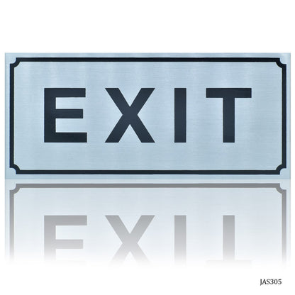 Gift To Love | Aluminum Sticker Exit | Size : 3.5 X 8 | Code : JAS305
