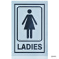 Gift To Love | Aluminum Sticker Ladies | Size : 4 X 6 Inch | Code : JAS400