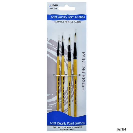 Gift To Love | Artist Taklon Brush | Pcs : 4 Pcs | Code : JATB4