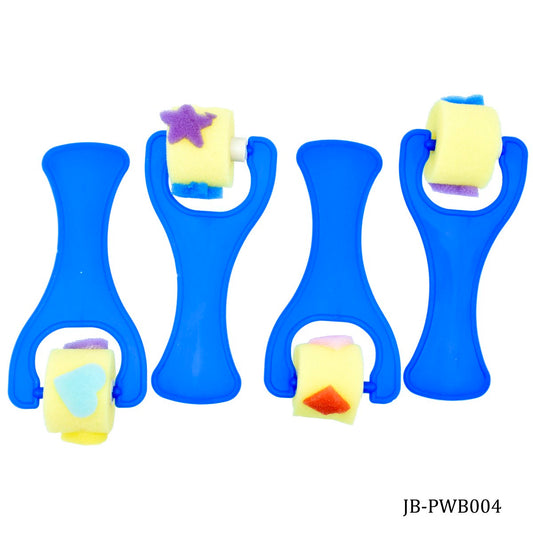 Gift To Love | Sponge Brush Set Shapes | Pcs : 4 Pcs | Code : JB-PWB004