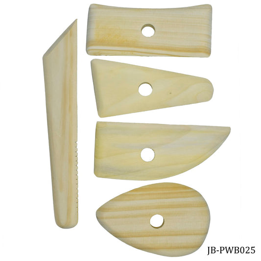 Gift To Love | Craft Art Tools Wooden | Pcs : Set Of 5 Pcs | Code : JB-PWB025