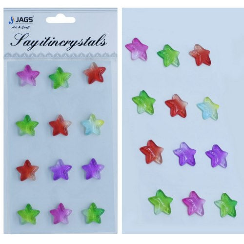 Gift To Love | Sticker Crystal Star Multi Colour | Code : JB58-E