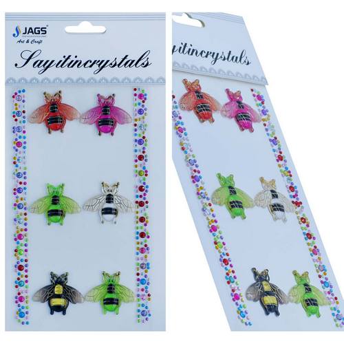 Gift To Love | Sticker Crystal Bea Multi Colour | Code : JB58-G