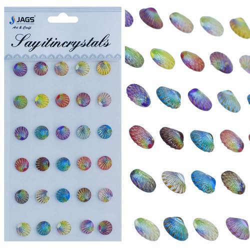 Gift To Love | Sticker Crystal Shells Multi Colour | Code : JB58-I