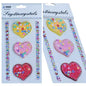 Gift To Love | Sticker Crystal Heart Multi Colour | Code : JB58-R