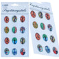 Gift To Love | Sticker Crystal Ovel Tree Multi Colour | Code : JB58-U